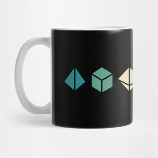 Retro Minimalist RPG Dice Mug